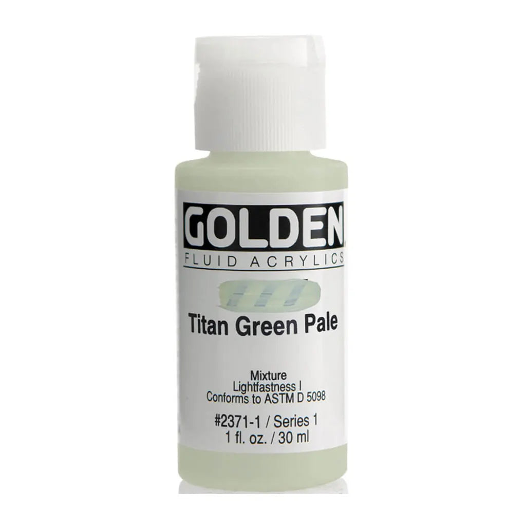 Golden Fluid Acrylic 1oz Titan Green Pale S1