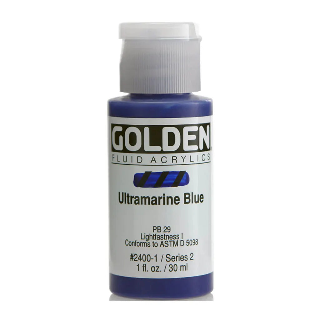 Golden Fluid Acrylic 1oz Ultramarine Blue S2