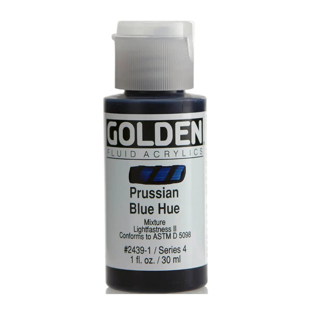 Golden Fluid Acrylic 1oz Prussian Blue Hue S4