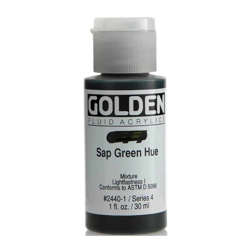 Golden Fluid Acrylic 1oz Sap Green Hue S4