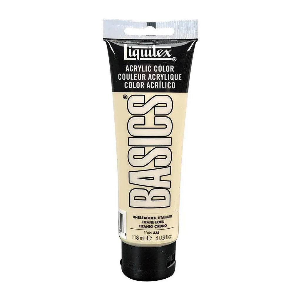 Liquitex Basics Acrylic Color 118ml (4oz) Unbleached Titanium S1
