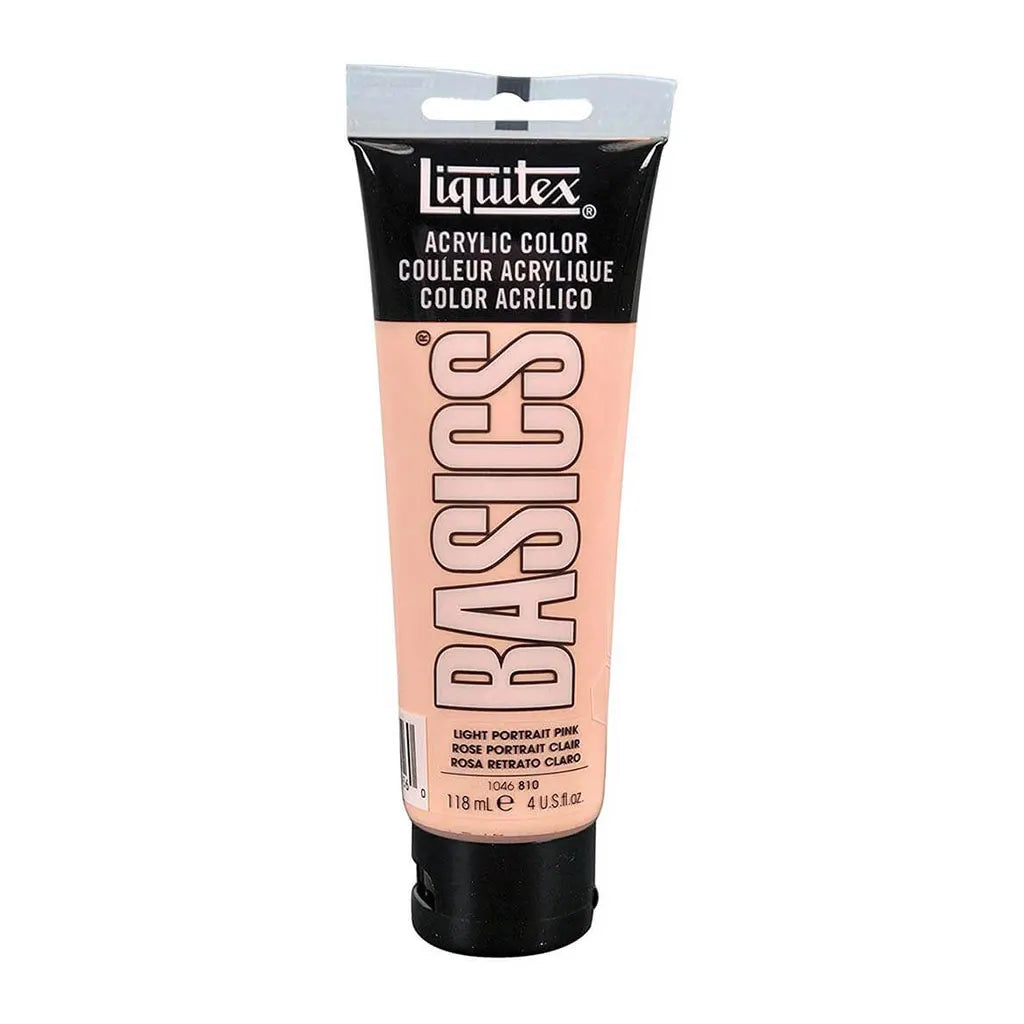 Liquitex Basics Acrylic Color 118ml (4oz) Light Portrait Pink S1