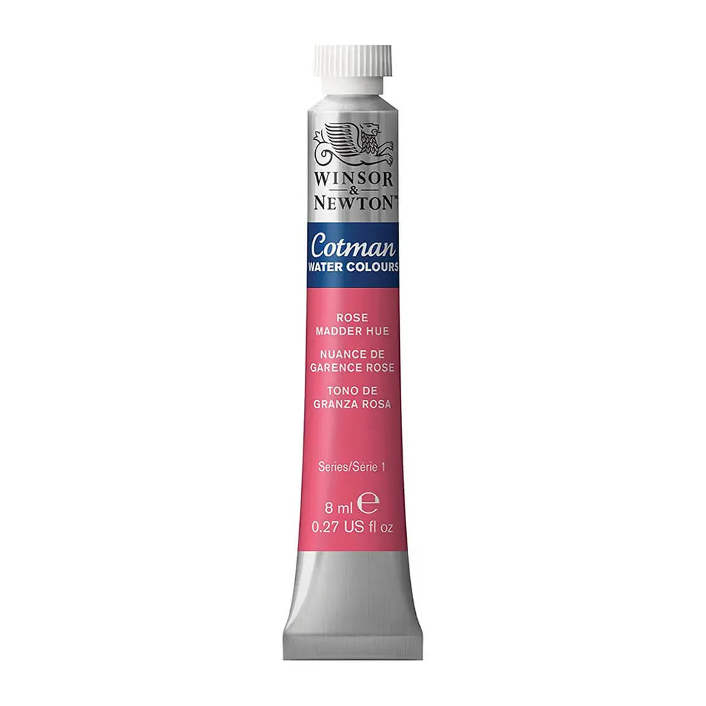 Winsor & Newton Cotman Watercolour 8ml Rose Madder Alizarin S1