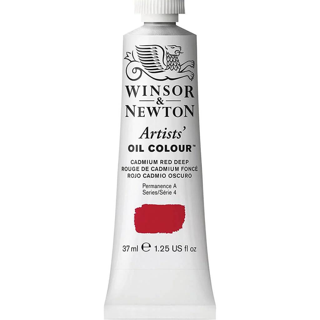 Winsor & Newton Artists Oil Colour 37ml Cadmium Red Deep S4