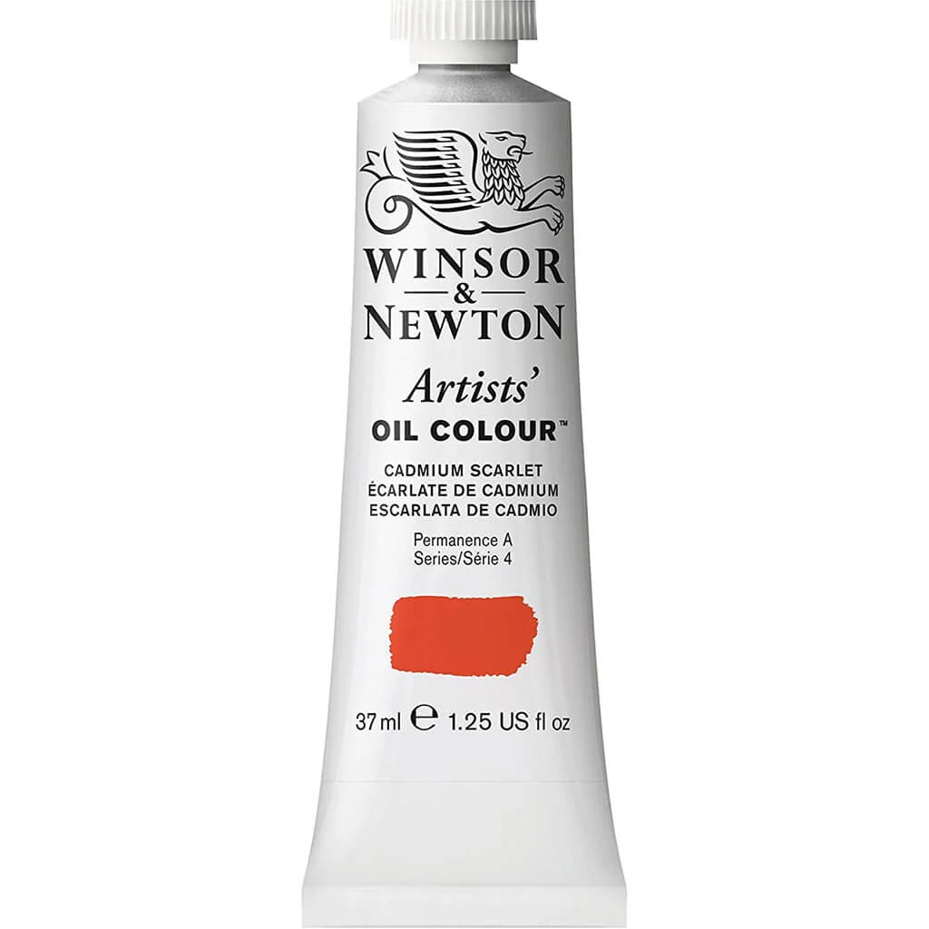 Winsor & Newton Artists Oil Colour 37ml Cadmium Scarlet S4