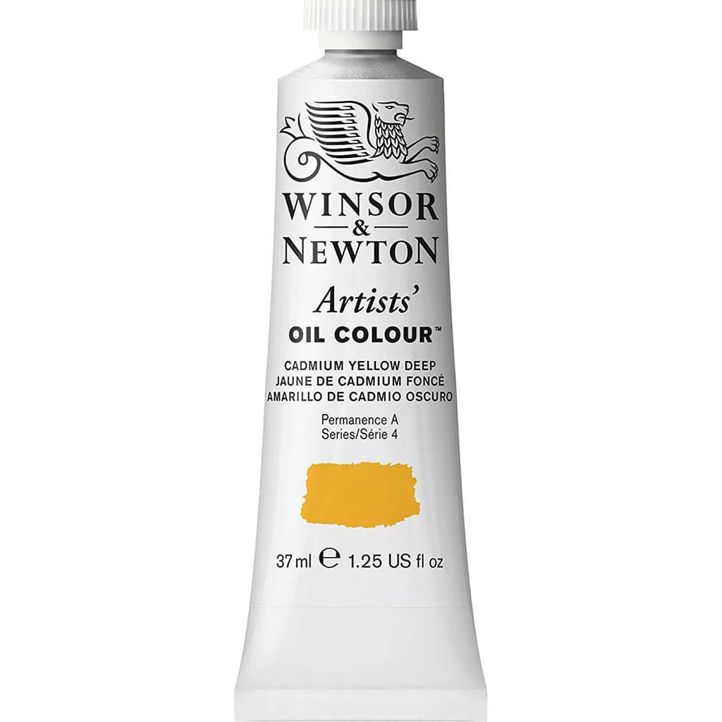 Winsor & Newton Artists Oil Colour 37ml Cadmium Yellow Deep S4
