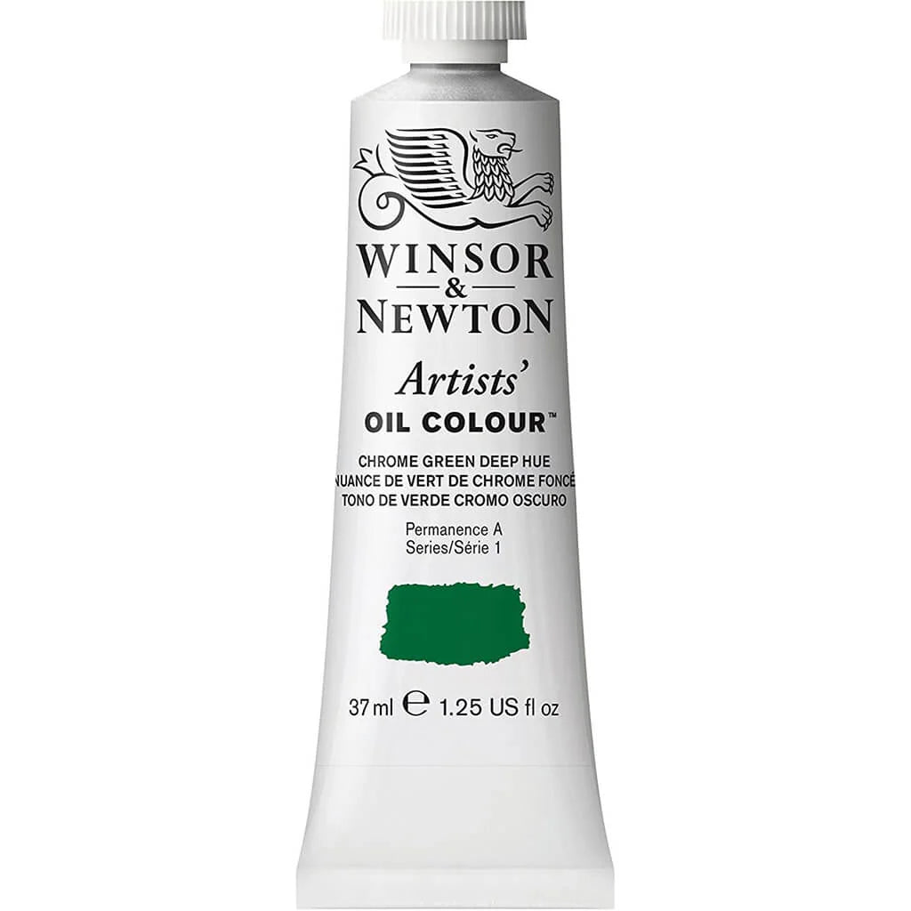 Winsor & Newton Artists Oil Colour 37ml Chrome Green Deep Hue S1