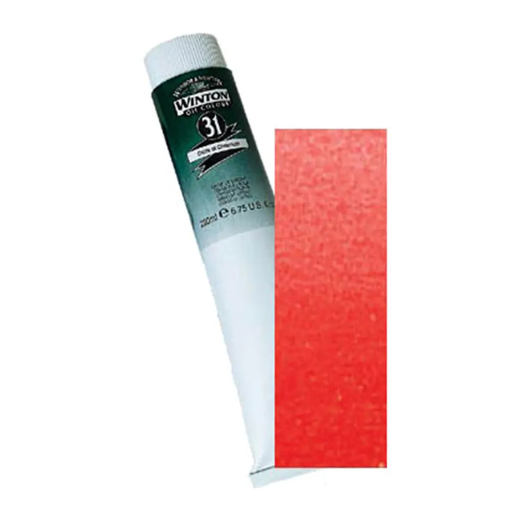 Winsor & Newton Winton Oil Color 200ml Cadmium Red Deep Hue S1