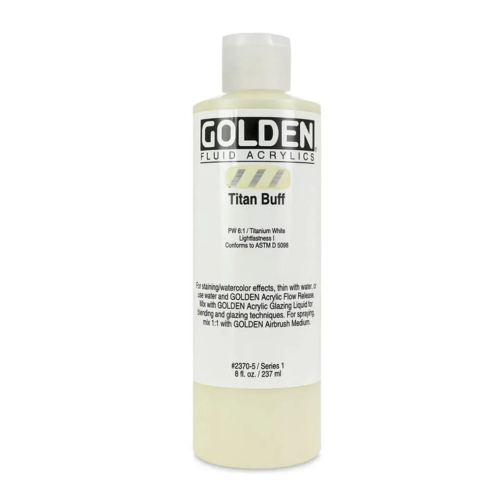 Golden Fluid Acrylic 8oz Titan Buff S1
