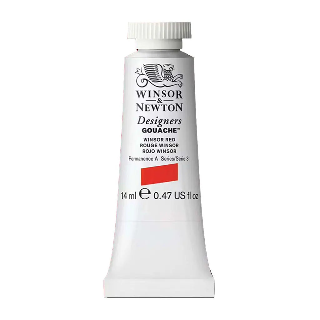 Winsor & Newton Designers Gouache 14ml Winsor Red S3