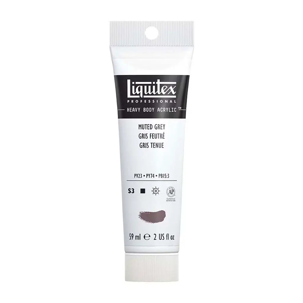 Liquitex Professional Heavy Body Acrylic 59ml (2oz) Muted Grey S3