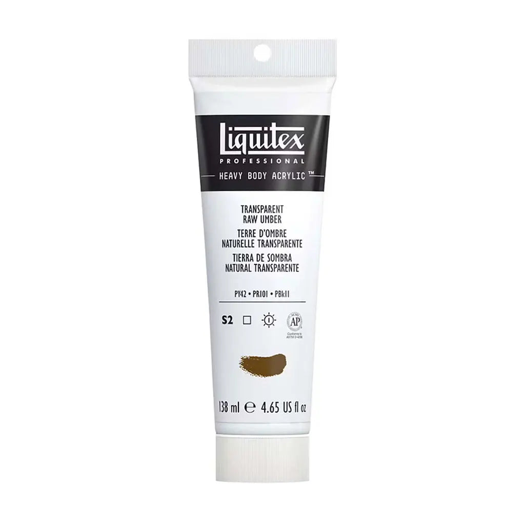 Liquitex Professional Heavy Body Acrylic 138ml (4.65oz) Transparent Raw Umber S2