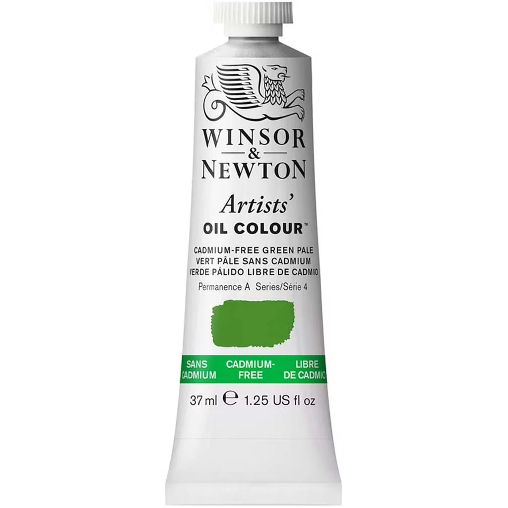 Winsor & Newton Artists Oil Colour 37ml Cadmium Free Green Pale S4