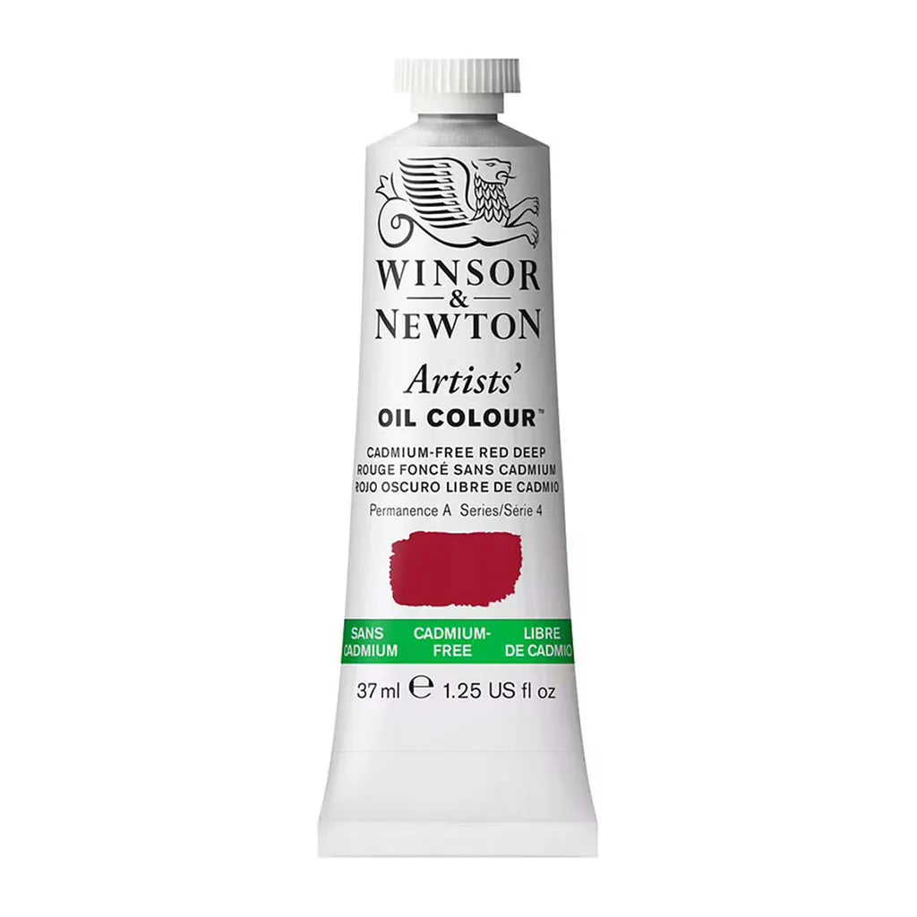 Winsor & Newton Artists Oil Colour 37ml Cadmium Free Red Deep S4