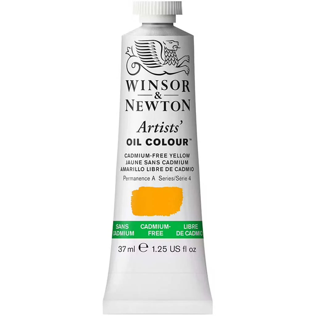Winsor & Newton Artists Oil Colour 37ml Cadmium Free Yellow S4