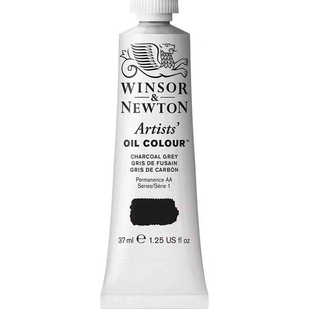 Winsor & Newton Artists Oil Colour 37ml Charcoal Grey S1