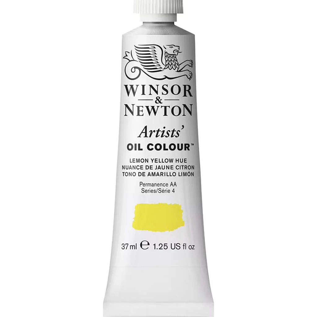 Winsor & Newton Artists Oil Colour 37ml Lemon Yellow Hue S4