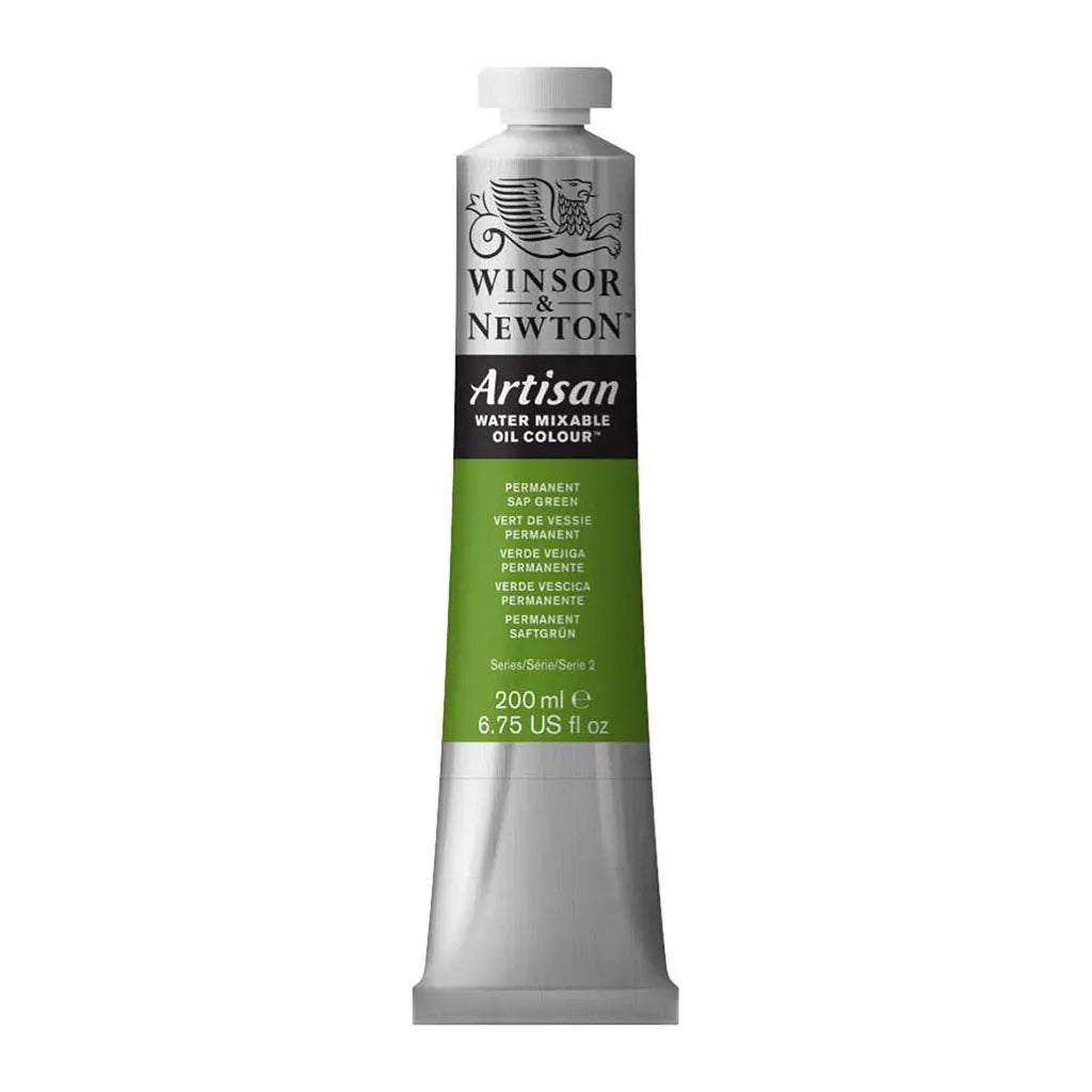 Winsor & Newton Artisan Mixable Oil Color 200ml Permanent Sap Green S2