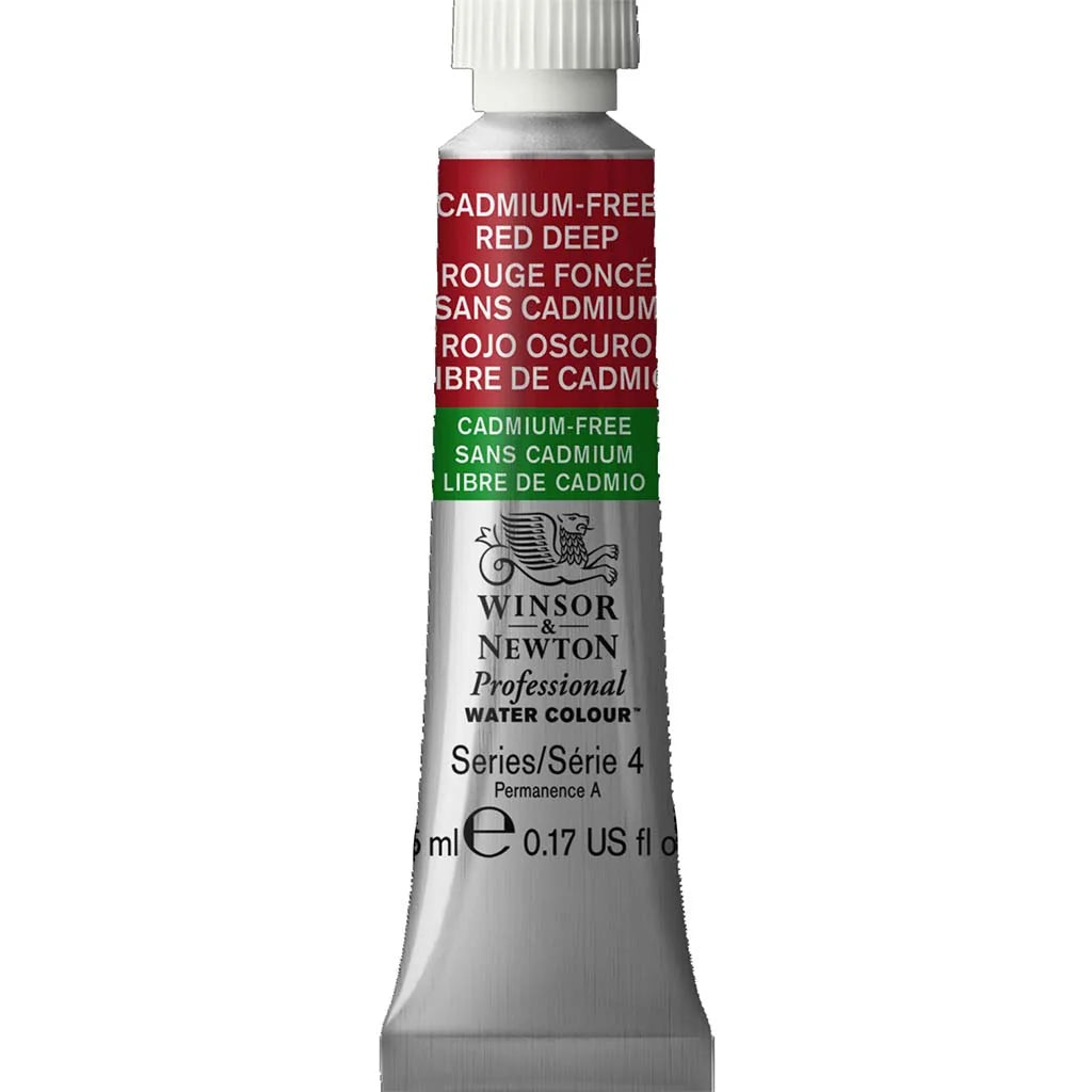 Winsor & Newton Professional Watercolour 5ml Cadmium-Free Red Deep S4