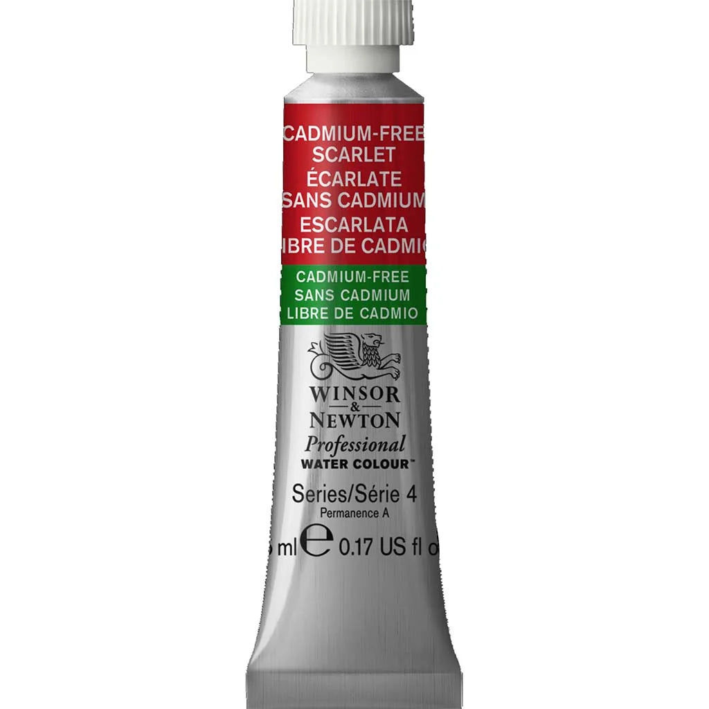Winsor & Newton Professional Watercolour 5ml Cadmium-Free Scarlet S4