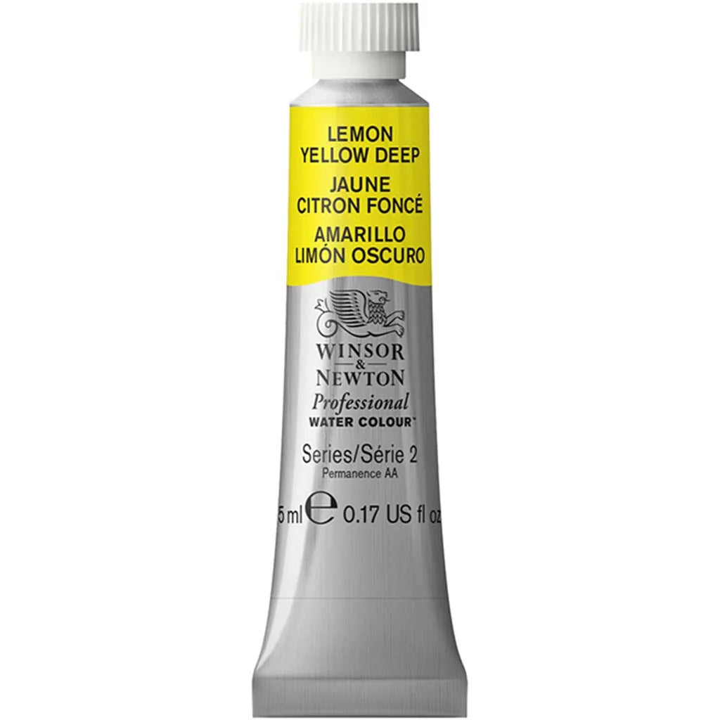 Winsor & Newton Professional Watercolour 5ml Lemon Yellow Deep S2
