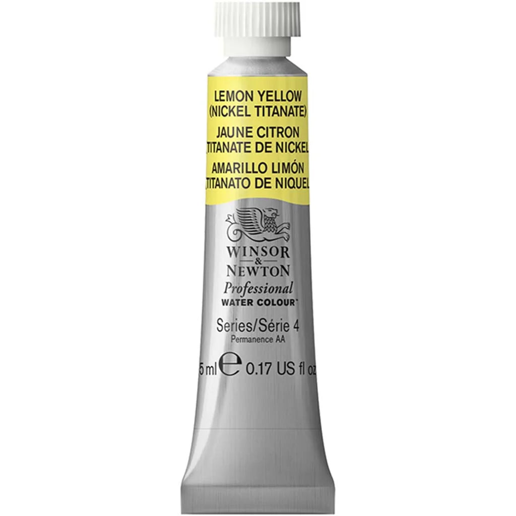 Winsor & Newton Professional Watercolour 5ml Lemon Yellow (Nickel Titanate) S4