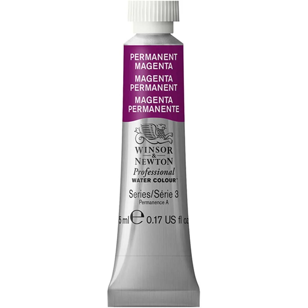 Winsor & Newton Professional Watercolour 5ml Permanent Magenta S3