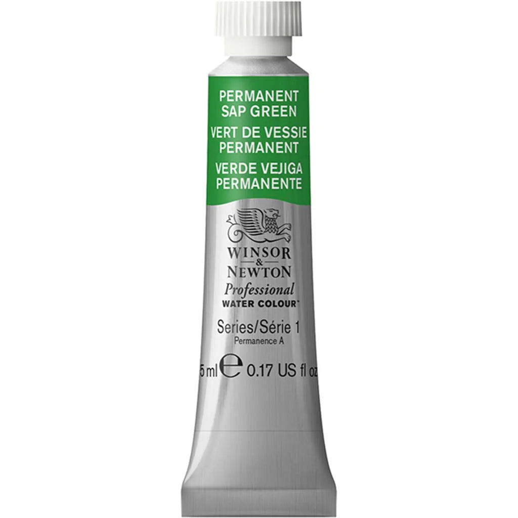 Winsor & Newton Professional Watercolour 5ml Permanent Sap Green S1