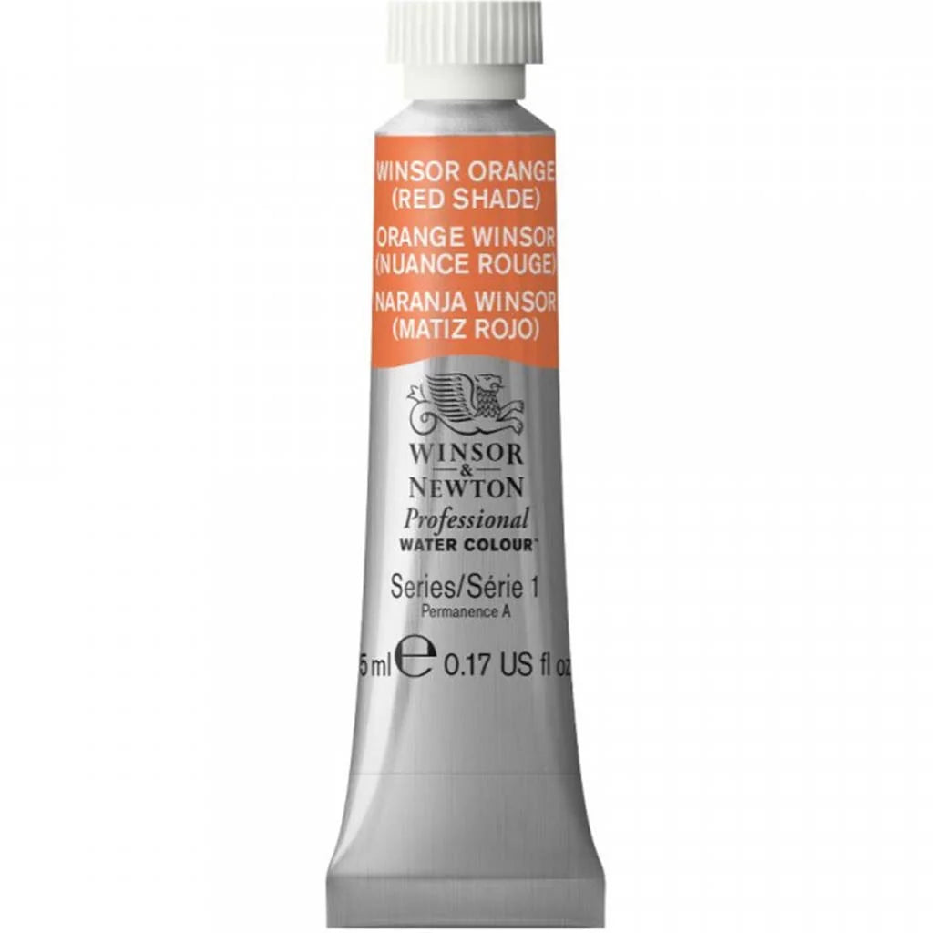 Winsor & Newton Professional Watercolour 5ml Winsor Orange (Red Shade) S1