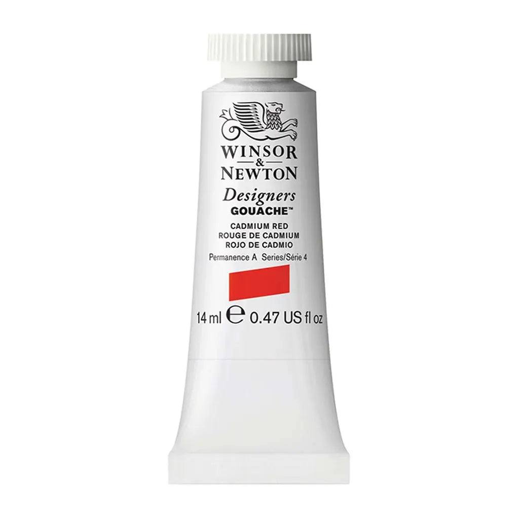 Winsor & Newton Designers Gouache 14ml Cadmium Red S4