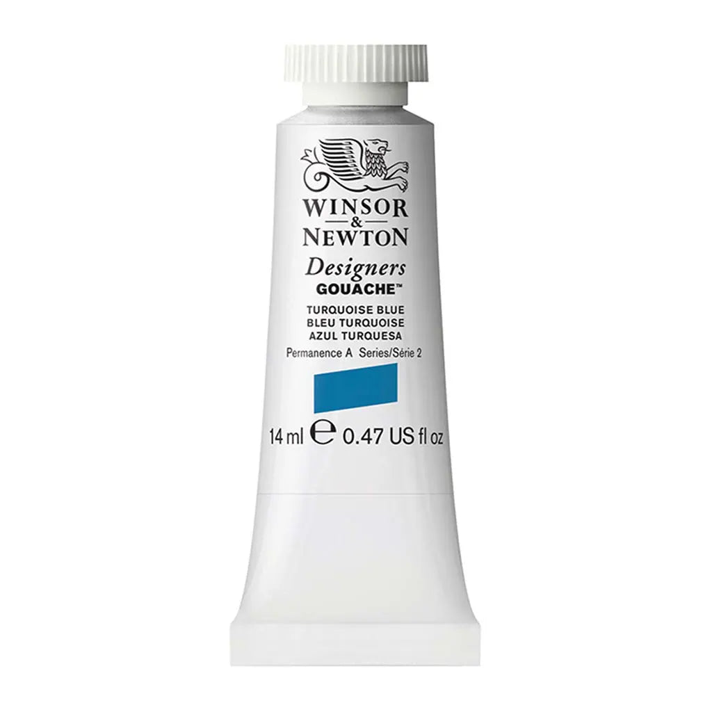 Winsor & Newton Designers Gouache 14ml Turquoise Blue S2