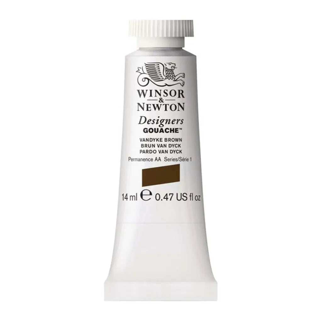 Winsor & Newton Designers Gouache 14ml Vandyke Brown S1