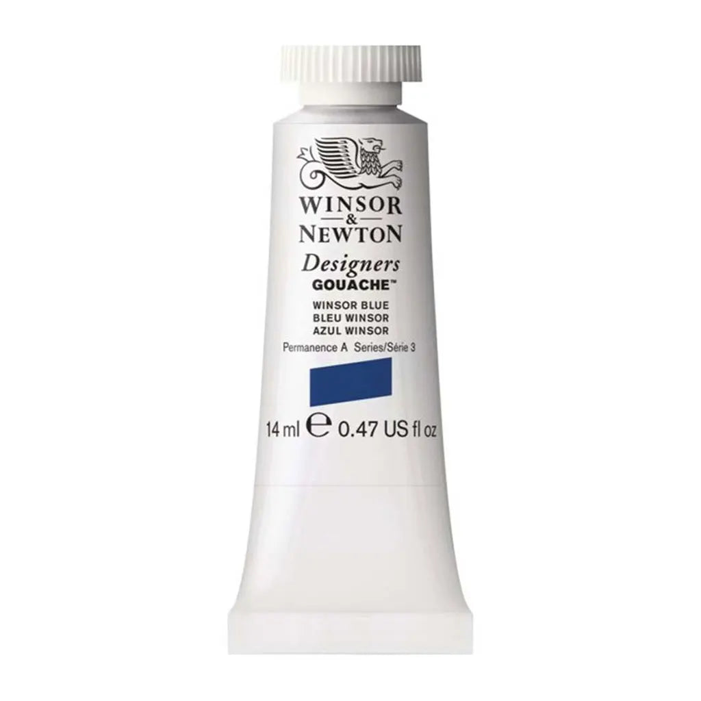 Winsor & Newton Designers Gouache 14ml Winsor Blue S3
