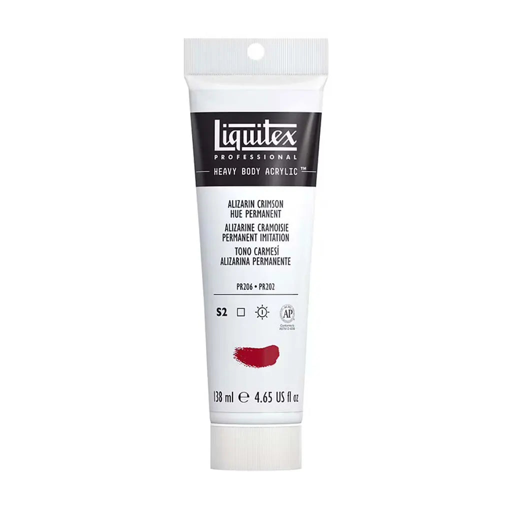 Liquitex Professional Heavy Body Acrylic 138ml (4.65oz) Alizarin Crimson Hue Permanent S2