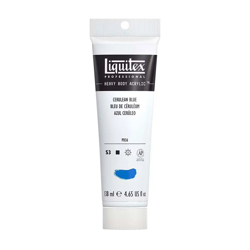 Liquitex Professional Heavy Body Acrylic 138ml (4.65oz) Cerulean Blue S3