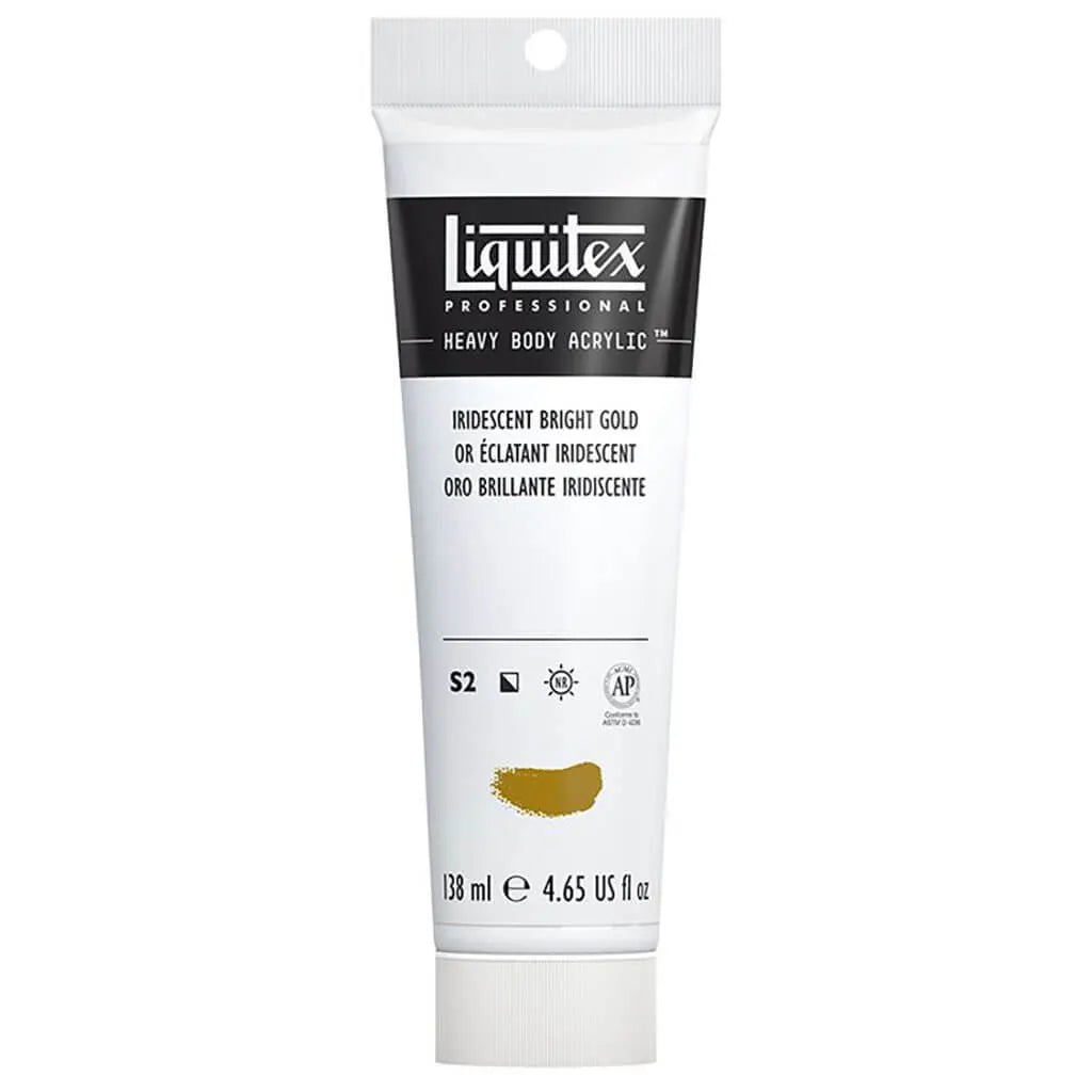 Liquitex Professional Heavy Body Acrylic 138ml (4.65oz) Iridescent Bright Gold S2