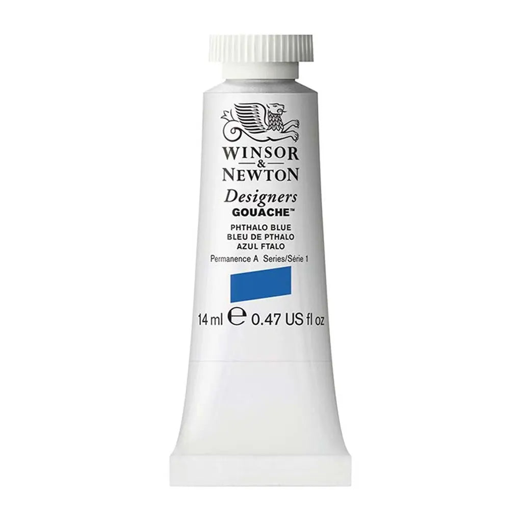 Winsor & Newton Designers Gouache 14ml Phthalo Blue S1