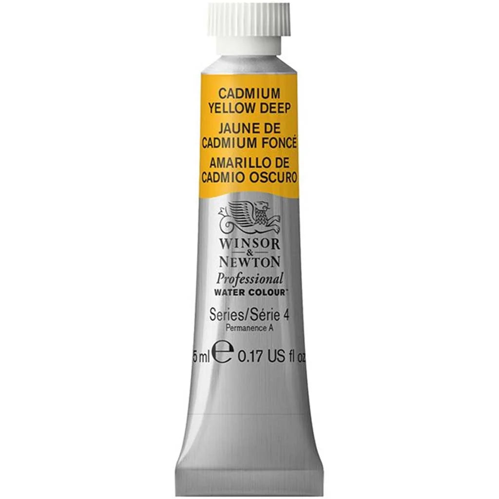 Winsor & Newton Professional Watercolour 5ml Cadmium Yellow Deep S4