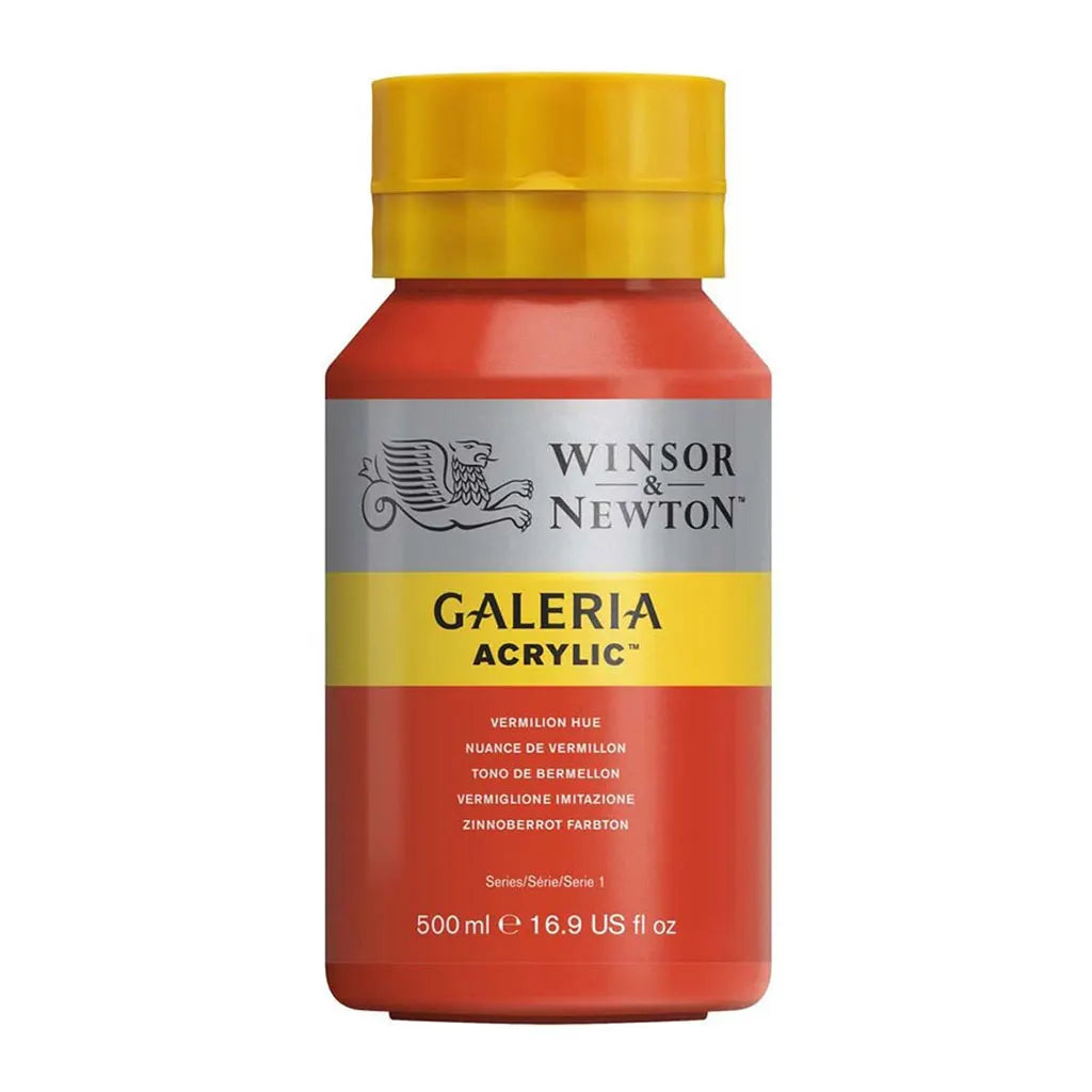 Winsor & Newton Galeria Acrylic 500ml Vermillion Hue S1