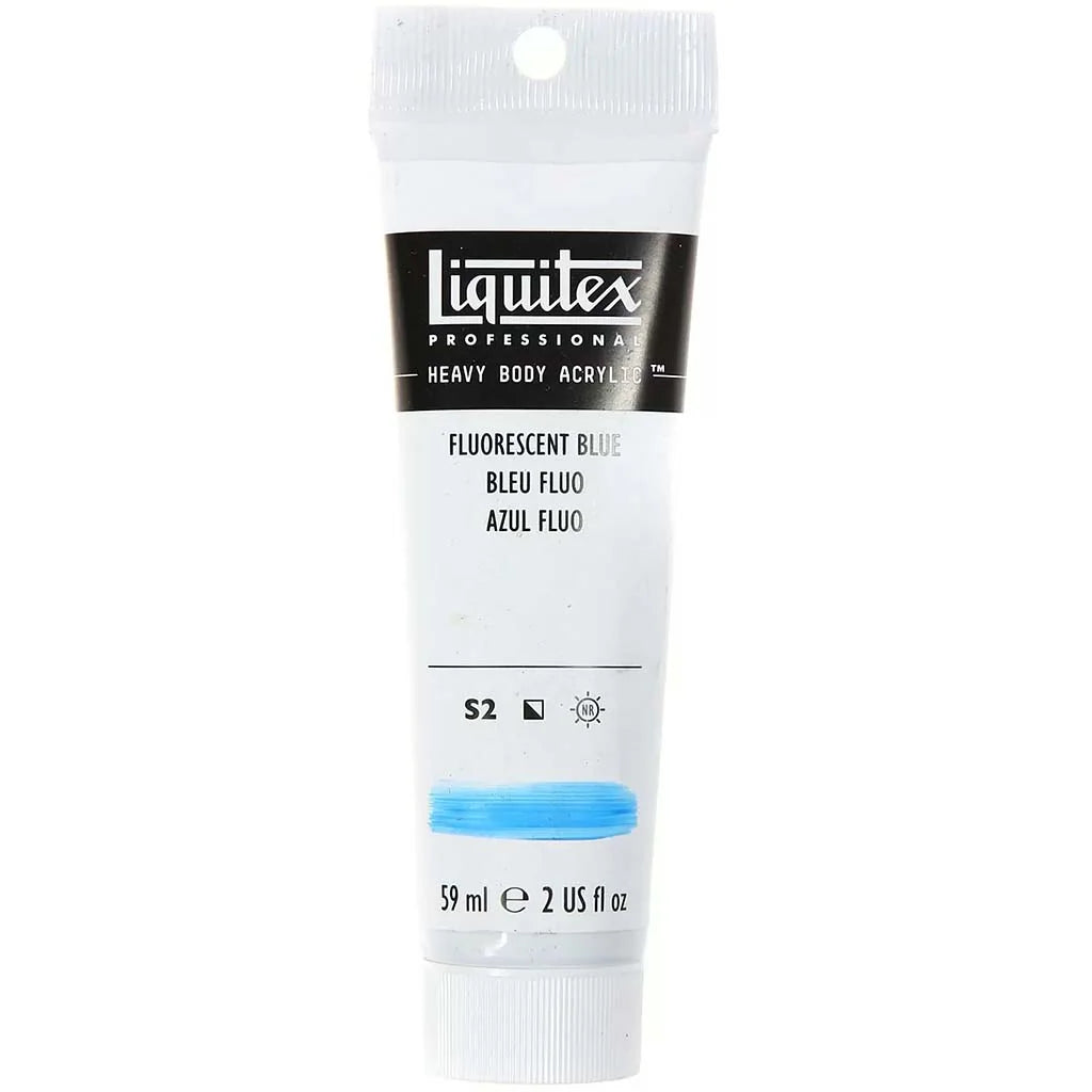 Liquitex Professional Heavy Body Acrylic 59ml (2oz) Fluorescent Blue S2
