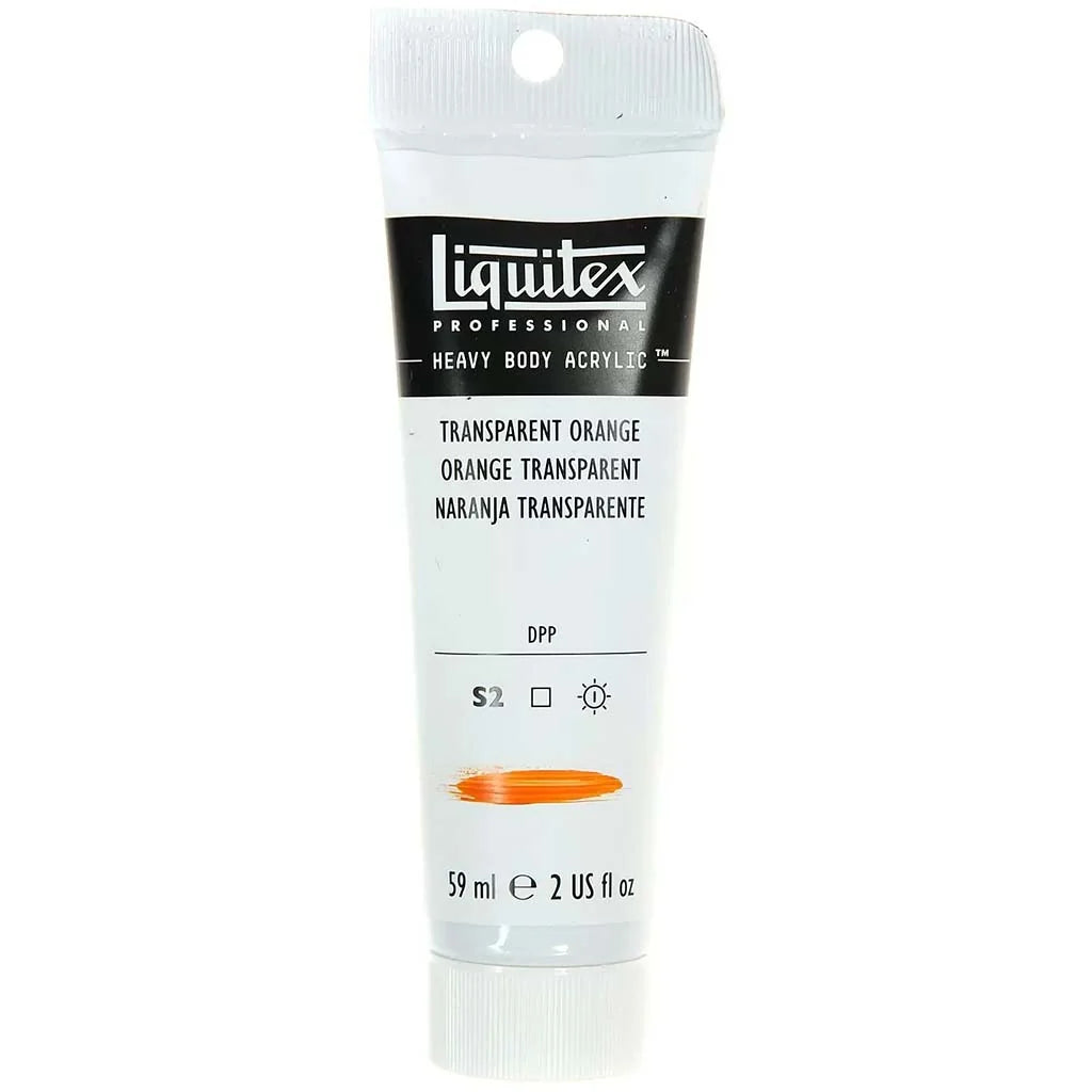 Liquitex Professional Heavy Body Acrylic 59ml (2oz) Transparent Orange S2
