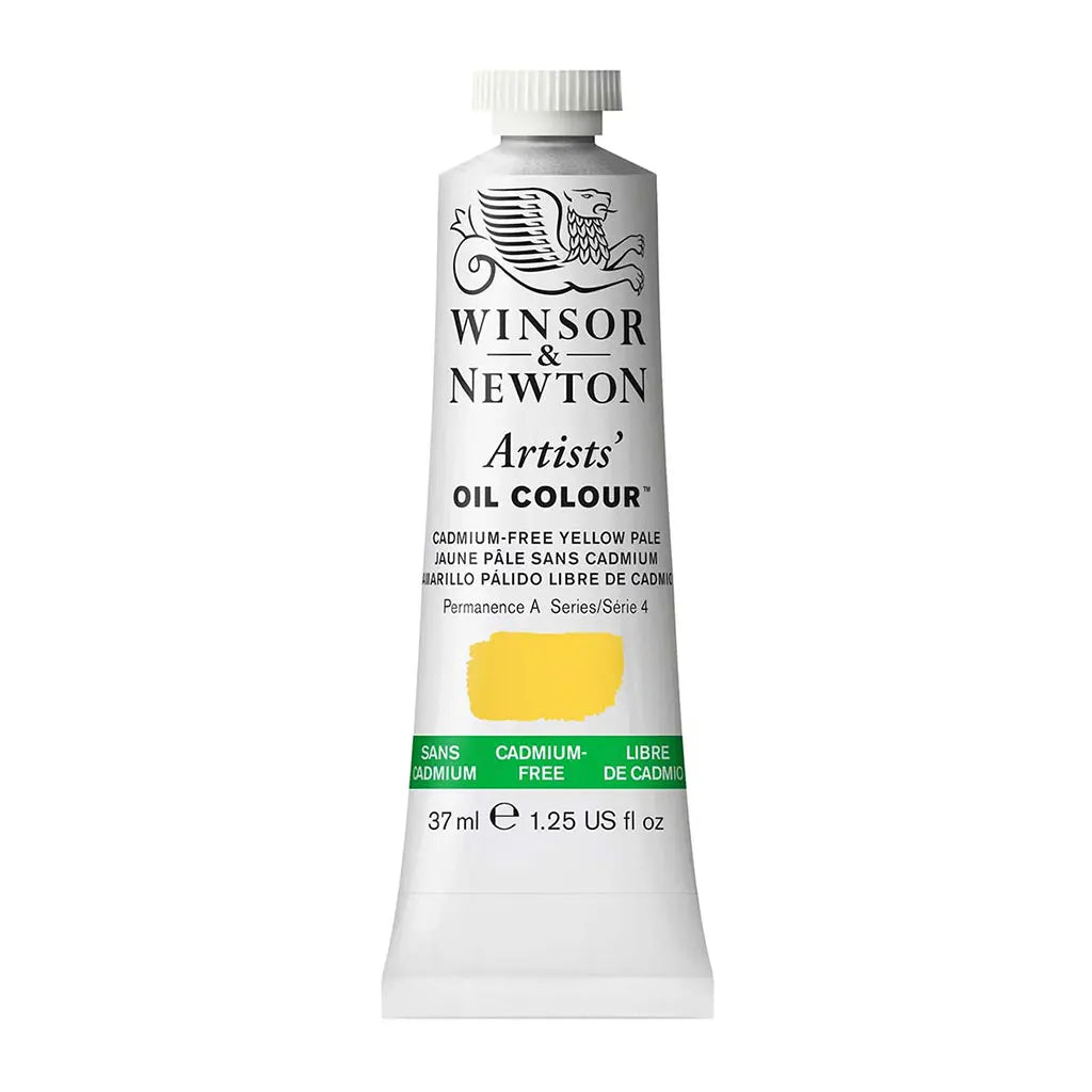 Winsor & Newton Artists Oil Colour 37ml Cadmium Free Yellow Pale S4
