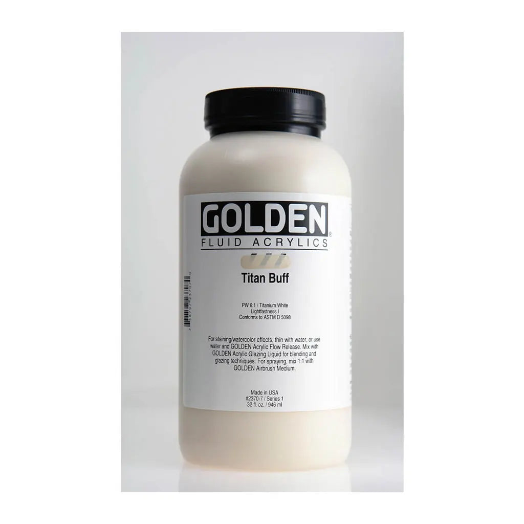 Golden Fluid Acrylic 32oz Titan Buff S1