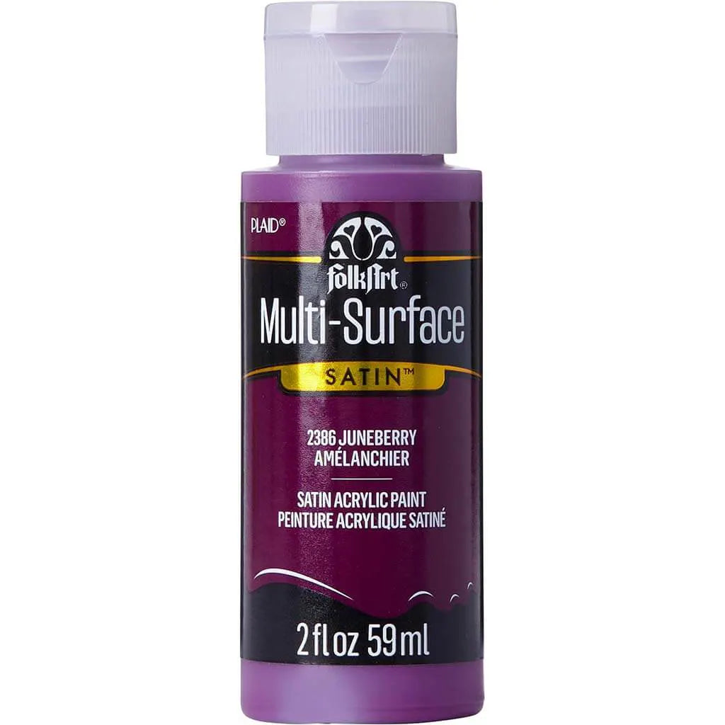 PLAID Folkart Multi-Surface Satin, 2oz, Juneberry