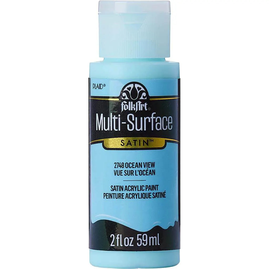 PLAID Folkart Multi-Surface Satin, 2oz, Ocean View