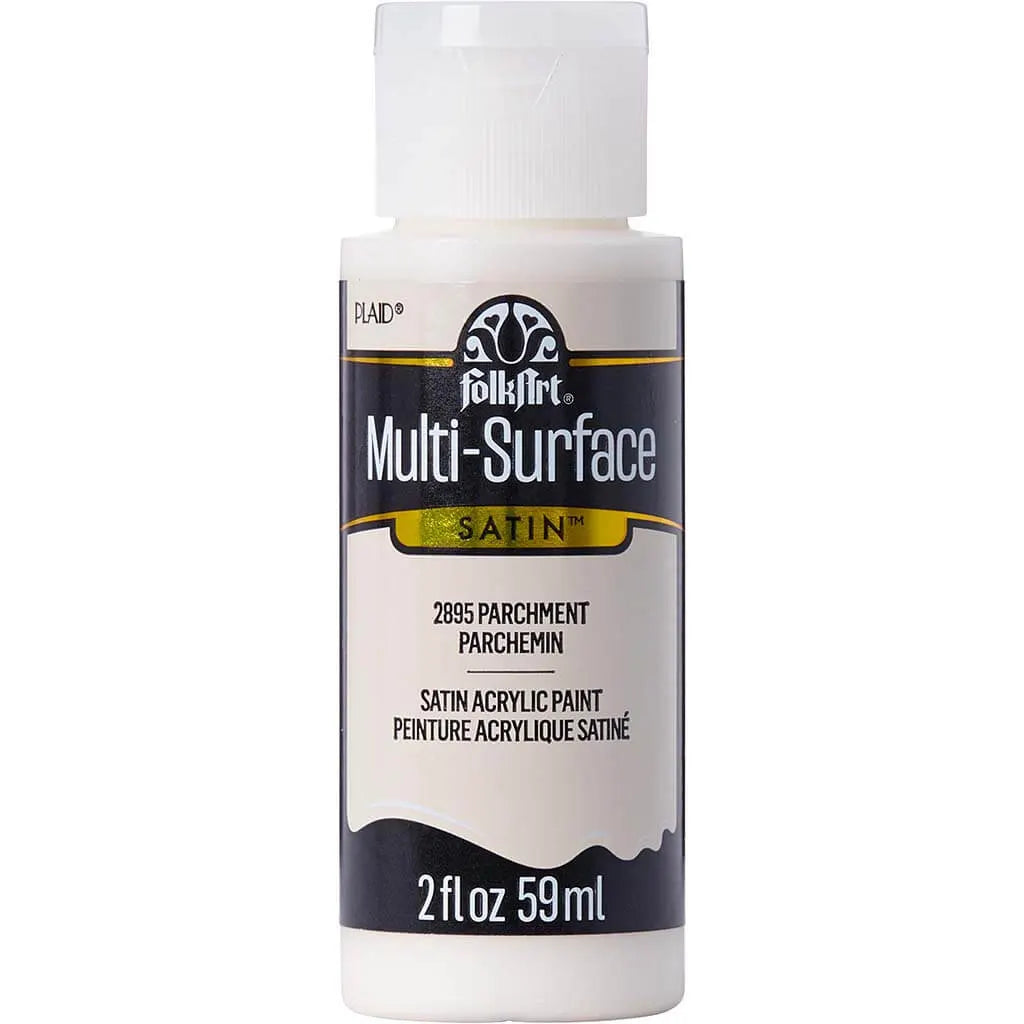 PLAID Folkart Multi-Surface Satin, 2oz, Parchment