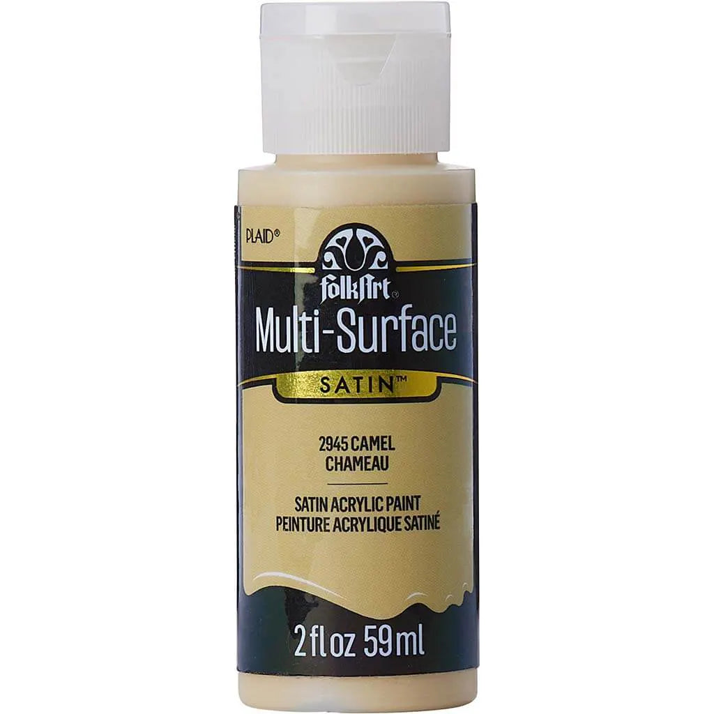 PLAID Folkart Multi-Surface Satin, 2oz, Camel