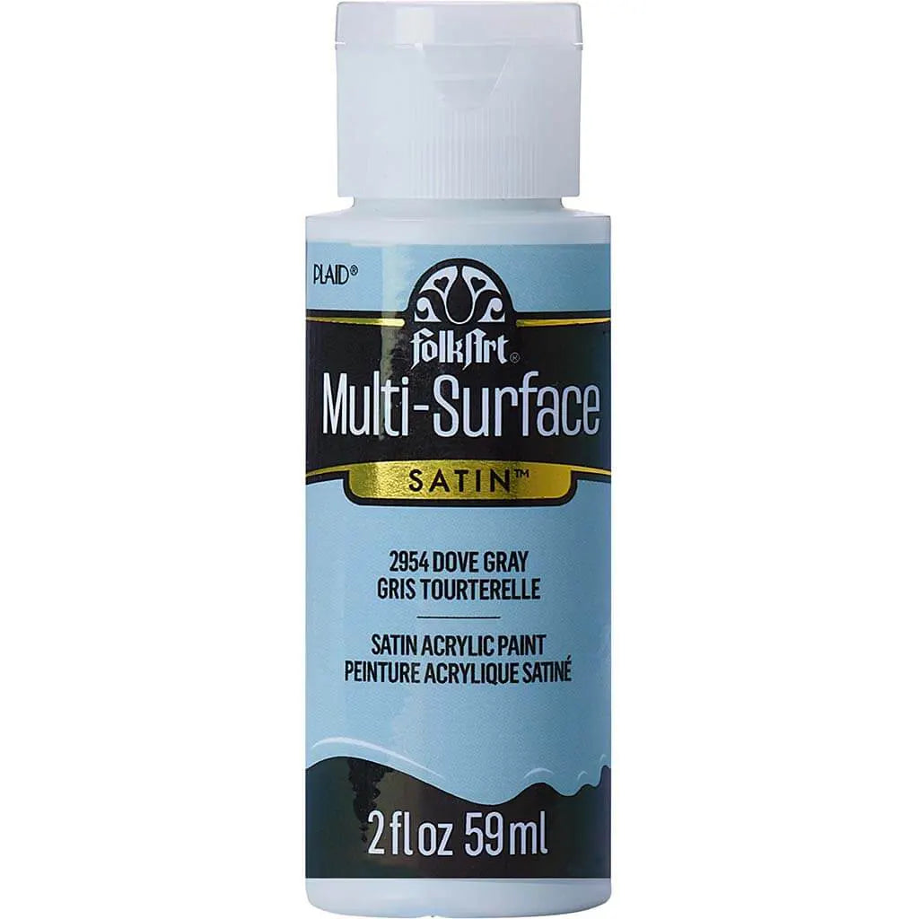 PLAID Folkart Multi-Surface Satin, 2oz, Dove Gray