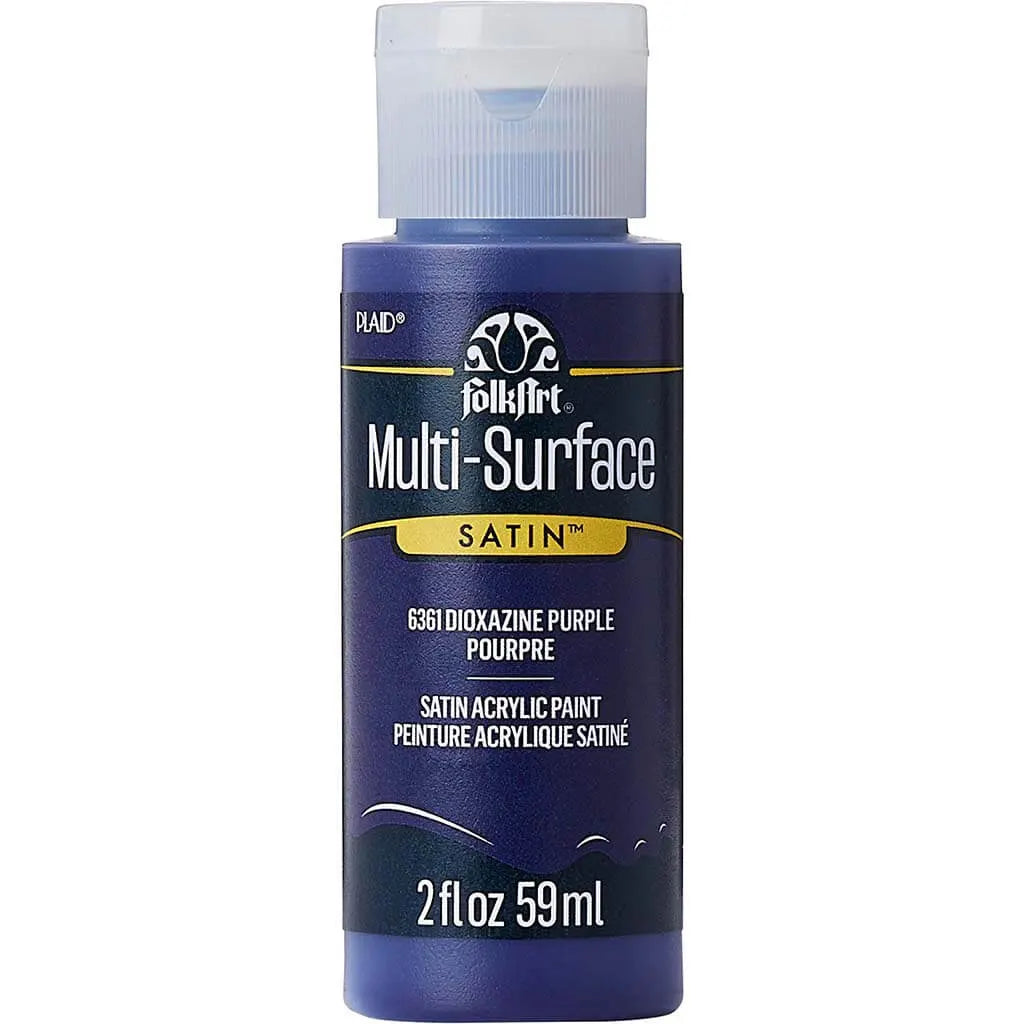 PLAID Folkart Multi-Surface Satin, 2oz, Dioxazine Purple