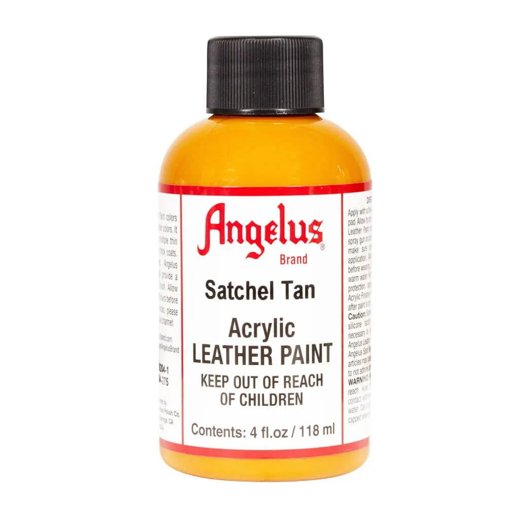 Angelus Acrylic Leather Paint 4oz Satchel Tan